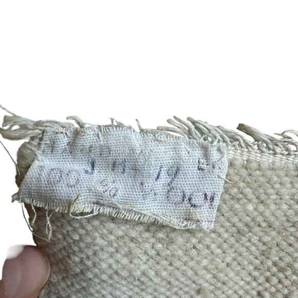 Vintage Wool Hand Made Wall Hanging Folk Art Bird Pattern Unmatted South America - Picture 5 of 5